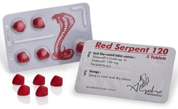 Red Serpent Comprimidos de Sildenafila 120mg