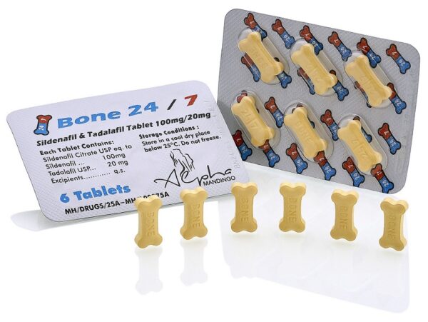 Bone 24/7 Sildenafila 100mg + Tadalafila 20mg
